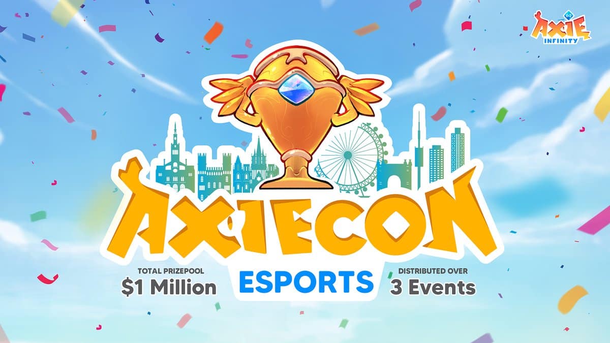 Axiecon announcement overview – 3 HUGE Tournaments with over $1,000,000 in Prize Pool